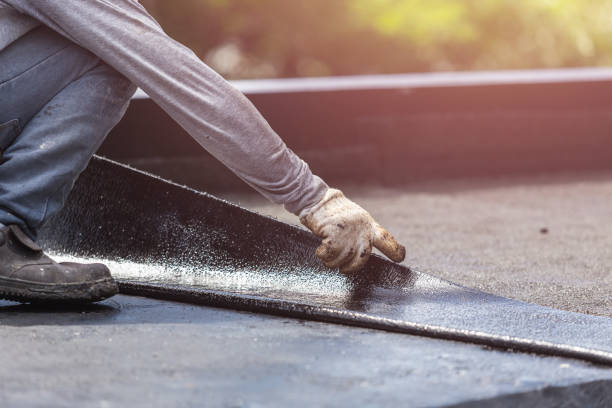 Professional Crawl Space Encapsulation technician working in Etowah, NC